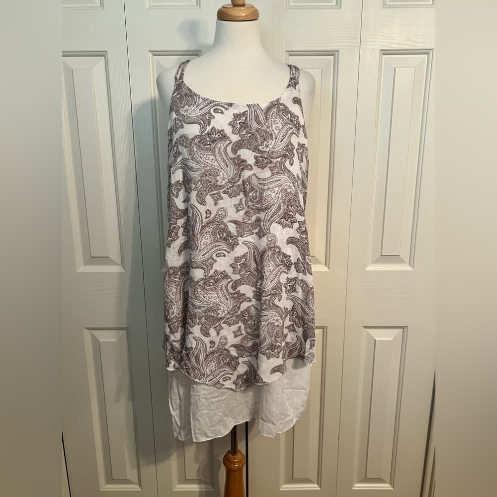 NWT 100% Cotton Paisley Dress